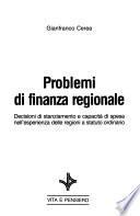 Problemi economici d'oggi