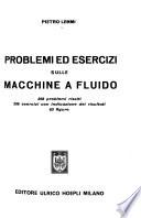 Problemi ed esercizi sulle macchine a fluido
