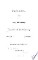 Proceedings of the Alabama Industrial and Scientific Society