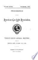 Proceedings of the American Gas Light Association