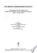 Proceedings of the Congress of the Collegium Internationale Neuropsychopharmacologicum