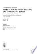 Proceedings of the Fourth Marcel Grossmann Meeting on General Relativity, Held at the University of Rome La Sapienza, 17-21 June, 1985: Parallel sessions