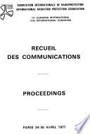 Proceedings of the ... International Congress of the International Radiation Association