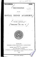 Proceedings of the Royal Irish Academy