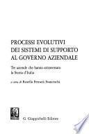 Processi evolutivi dei sistemi di supporto al governo aziendale