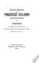 Processo dei briganti borbonici, Cipriano e Giona La Gala, Domenico Papa e Giovanni d'Avanzo