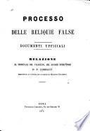 Processo delle reliquie false