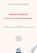 Processo e democrazia. Le conferenze messicane di Piero Calamandrei