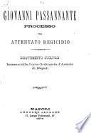 Processo per attentato regicidio