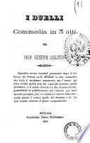 Produzioni drammatiche commedia in 3 atti del prof. Giuseppe Coglitore