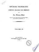 Produzioni relative al programma di tre quistioni geometriche ricerche [Vincenzo Flauti]