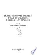 Profili di diritto europeo dell'informazione e della comunicazione