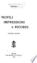 Profili, impressioni e ricordi