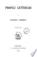 Profili letterari di Eugenio Camerini
