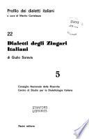 Profilo dei dialetti italiani: Soravia, G. Dialetti degli zingari italiani