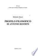Profilo filosofico di Antonio Rosmini