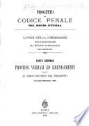 Progetto del Codice penale del regno d'Italia