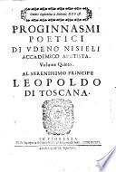Proginnasmi poetici