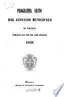 Programma del ginnasio municipale di Verona