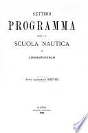 Programma dell' I.R. Scuola Nautica di Lussinpiccolo0