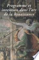 Programme et invention dans l'art de la Renaissance