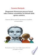 Programmi d'intervento precoce basati sulle evidenze scientifiche nei disturbi dello spettro autistico