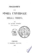 Prolegomeni alla storia universale della Chiesa