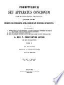 Promptuarium seu apparatus concionum opus in duas partes distributum quarum prima conciones XCII in decalogum, altera conciones XLIV amplissimas de poenitentia...