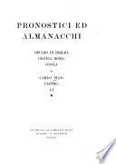 Pronostici ed almanacchi