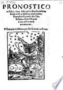Pronostico del anno 1549