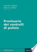 Prontuario dei controlli di polizia
