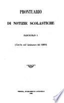 Prontuario di notizie scolastiche