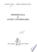 Propedeutica al latino universitario
