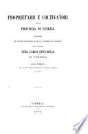 Proprietarii e coltivatori nella provincia di Venezia