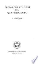 Prosatori volgari del Quattrocento