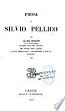 Prose di Silvio Pellico