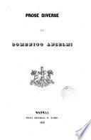 Prose diverse di Domenico Anzelmi