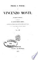 Prose e poesie di Vincenzo Monti