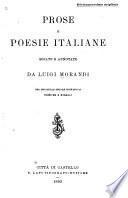 Prose e poesie italiane, scelte e annotate