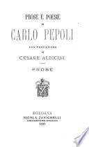 Prose e poesie: Prose