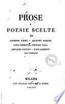Prose e poesie scelte di Giuseppe Parini, Agostino Paradisi, Luigi Cerretti, Teodoro Villa, Giovanni Fantoni, Luigi Lamberti, Ugo Foscolo