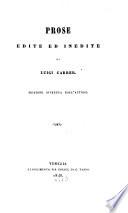 Prose edite de inedite