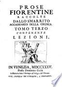 Prose Fiorentine