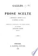 Prose scelte, a mostrare il metodo di lui, la dottrina, lo stile