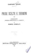 Prose scelte e sermoni