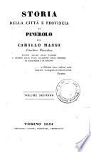 Prosopopea e storia della città e provincia di Pinerolo per Cirillo Massi