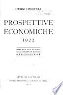 Prospettive economiche