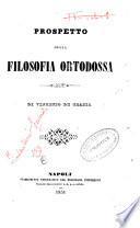 Prospetto della filosofia ortodossa
