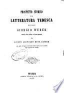 Prospetto storico della letteratura tedesca