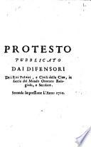 Protesto publicato dai defensori de i riti politici e civili della Cina